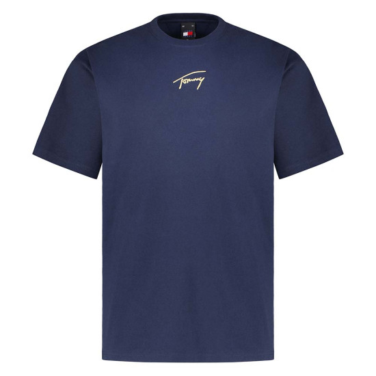 Tommy Hilfiger Ανδρική κοντομάνικη μπλούζα Regular Gold Signature T-Shirt